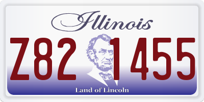 IL license plate Z821455