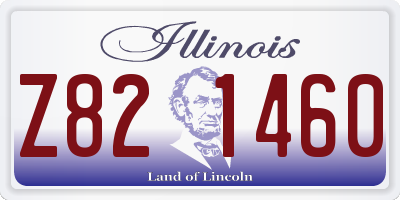 IL license plate Z821460
