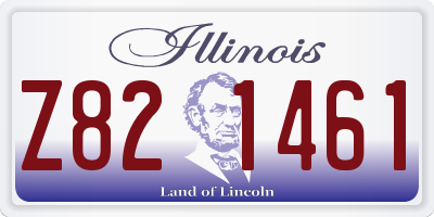 IL license plate Z821461