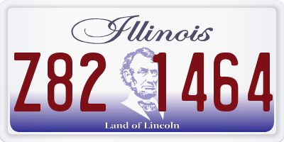 IL license plate Z821464