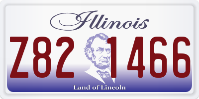 IL license plate Z821466