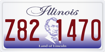 IL license plate Z821470