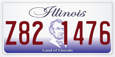 IL license plate Z821476