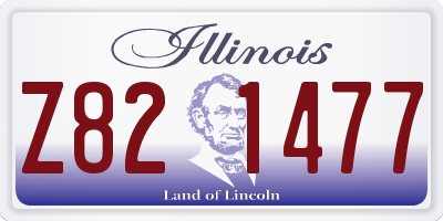 IL license plate Z821477