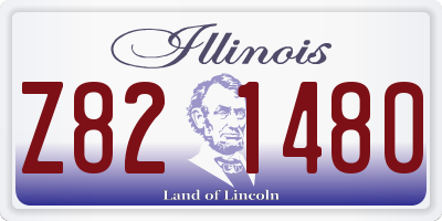 IL license plate Z821480