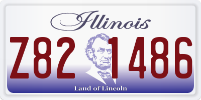 IL license plate Z821486