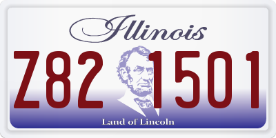 IL license plate Z821501