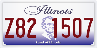 IL license plate Z821507