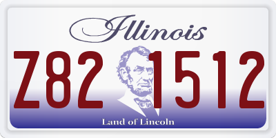 IL license plate Z821512