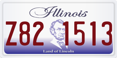 IL license plate Z821513
