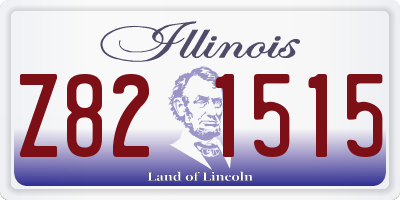 IL license plate Z821515