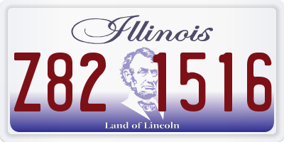 IL license plate Z821516