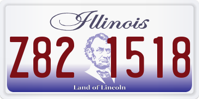 IL license plate Z821518