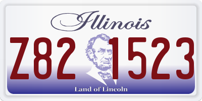 IL license plate Z821523