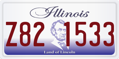 IL license plate Z821533