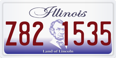 IL license plate Z821535