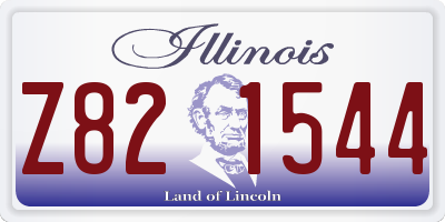 IL license plate Z821544