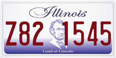 IL license plate Z821545