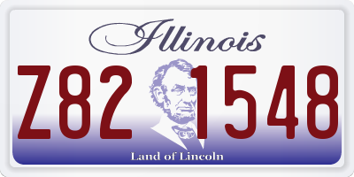 IL license plate Z821548