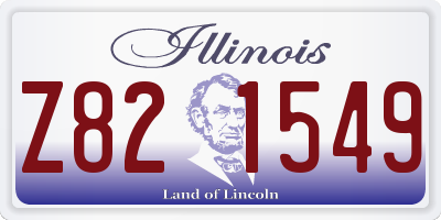 IL license plate Z821549