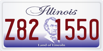 IL license plate Z821550