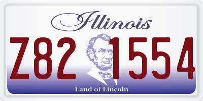 IL license plate Z821554