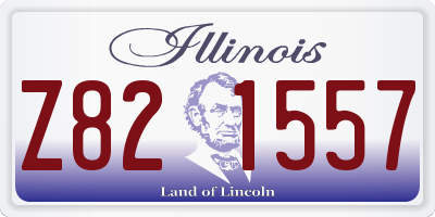 IL license plate Z821557