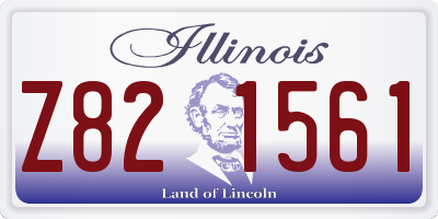 IL license plate Z821561