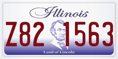 IL license plate Z821563