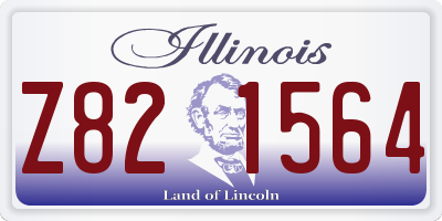 IL license plate Z821564