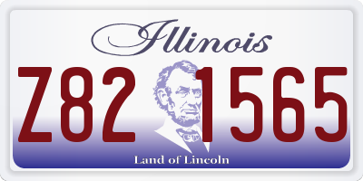 IL license plate Z821565