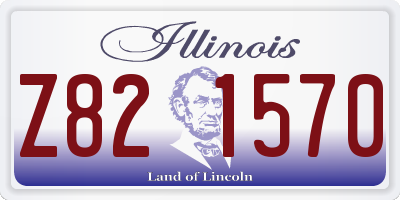IL license plate Z821570