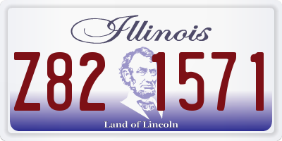IL license plate Z821571