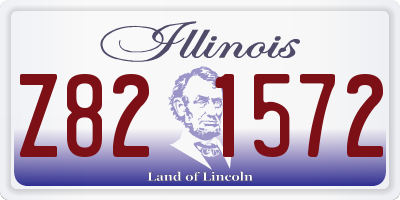 IL license plate Z821572