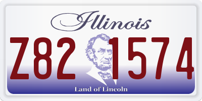 IL license plate Z821574