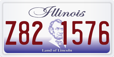 IL license plate Z821576