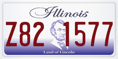 IL license plate Z821577