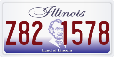 IL license plate Z821578