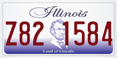 IL license plate Z821584