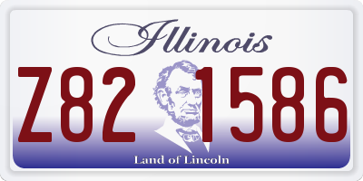 IL license plate Z821586