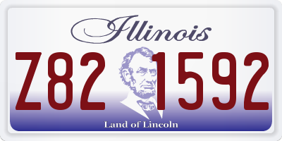 IL license plate Z821592