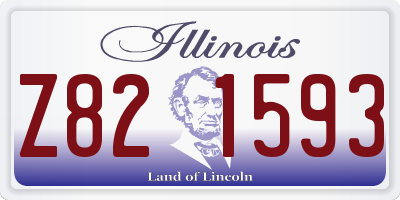 IL license plate Z821593