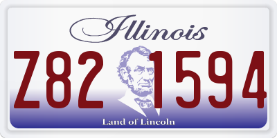 IL license plate Z821594