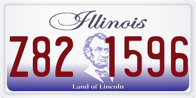 IL license plate Z821596