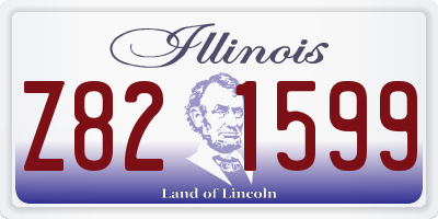 IL license plate Z821599