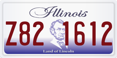 IL license plate Z821612