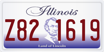 IL license plate Z821619