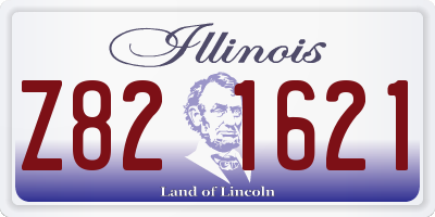 IL license plate Z821621
