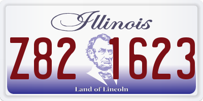 IL license plate Z821623