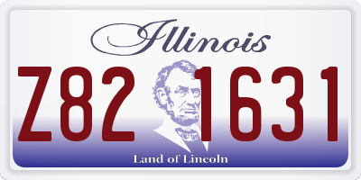 IL license plate Z821631